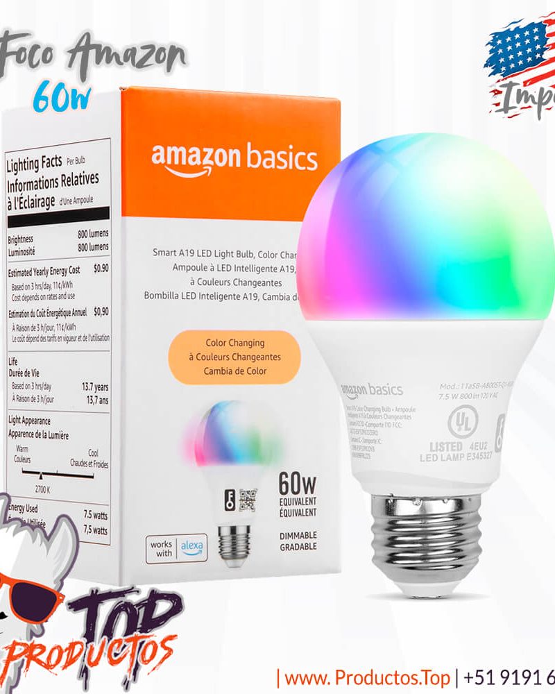 Foco 60w | Amazon Basics