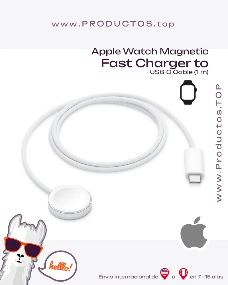 Apple Watch Magnetic Fast Charger to USB-C Cable (1m)